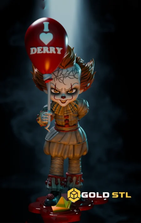 Pennywise It STL 3D Print Model 