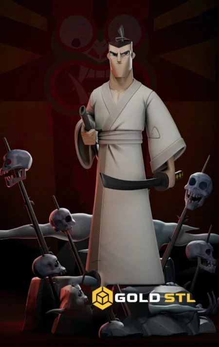 Samurai Jack STL Epic 3D Model