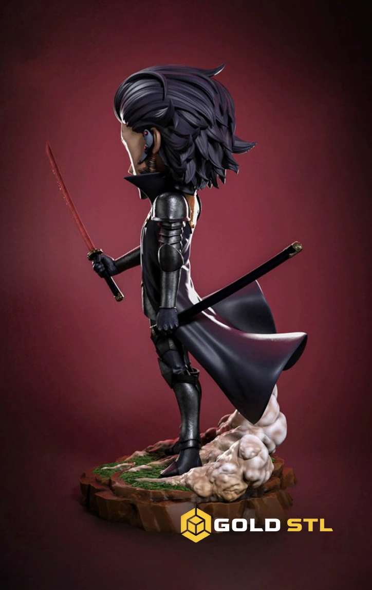 Goto Ryuji Solo Leveling STL 3D Print Model - Image 4