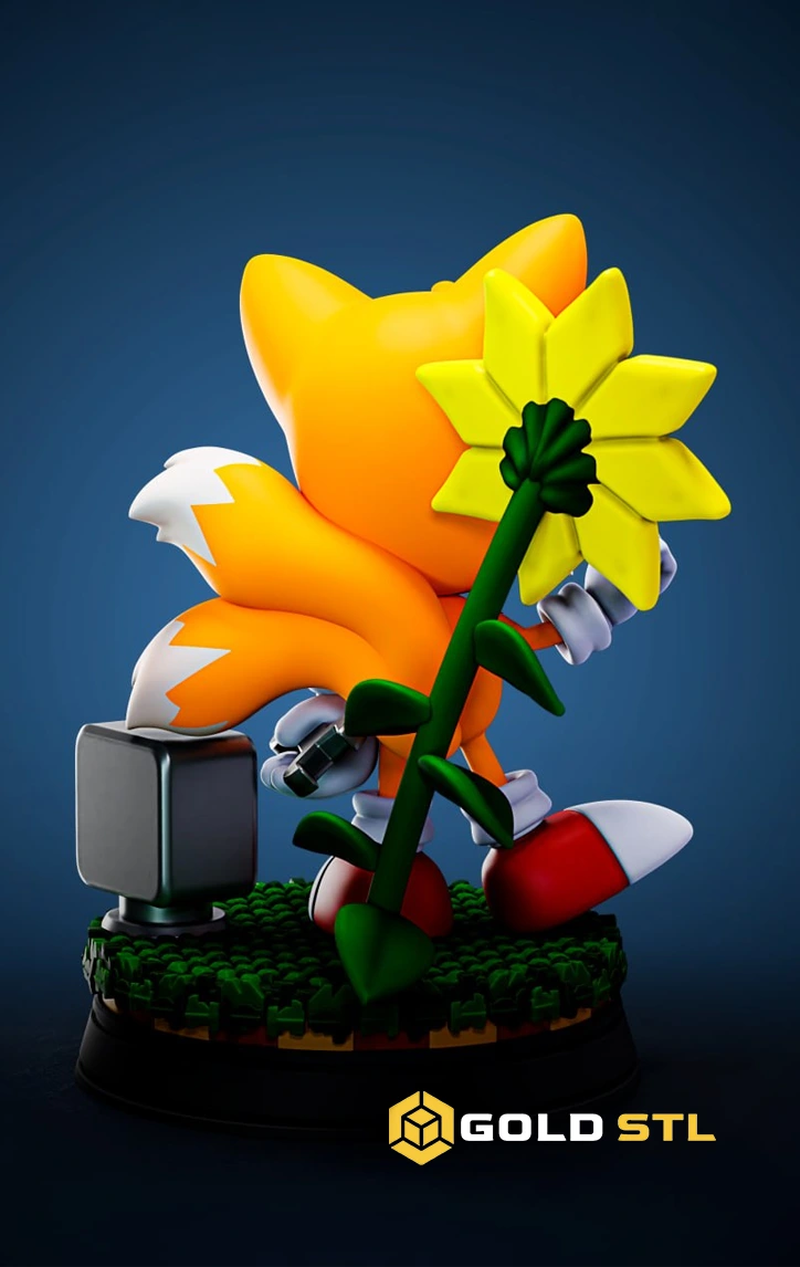 Tails Sonic Classic STL & 3MF Files - Image 3