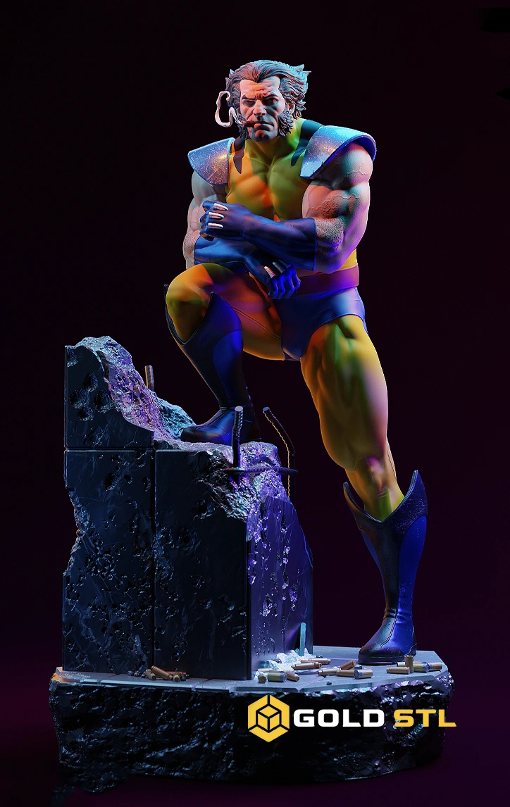 Wolverine X-Men STL 3D Print Model