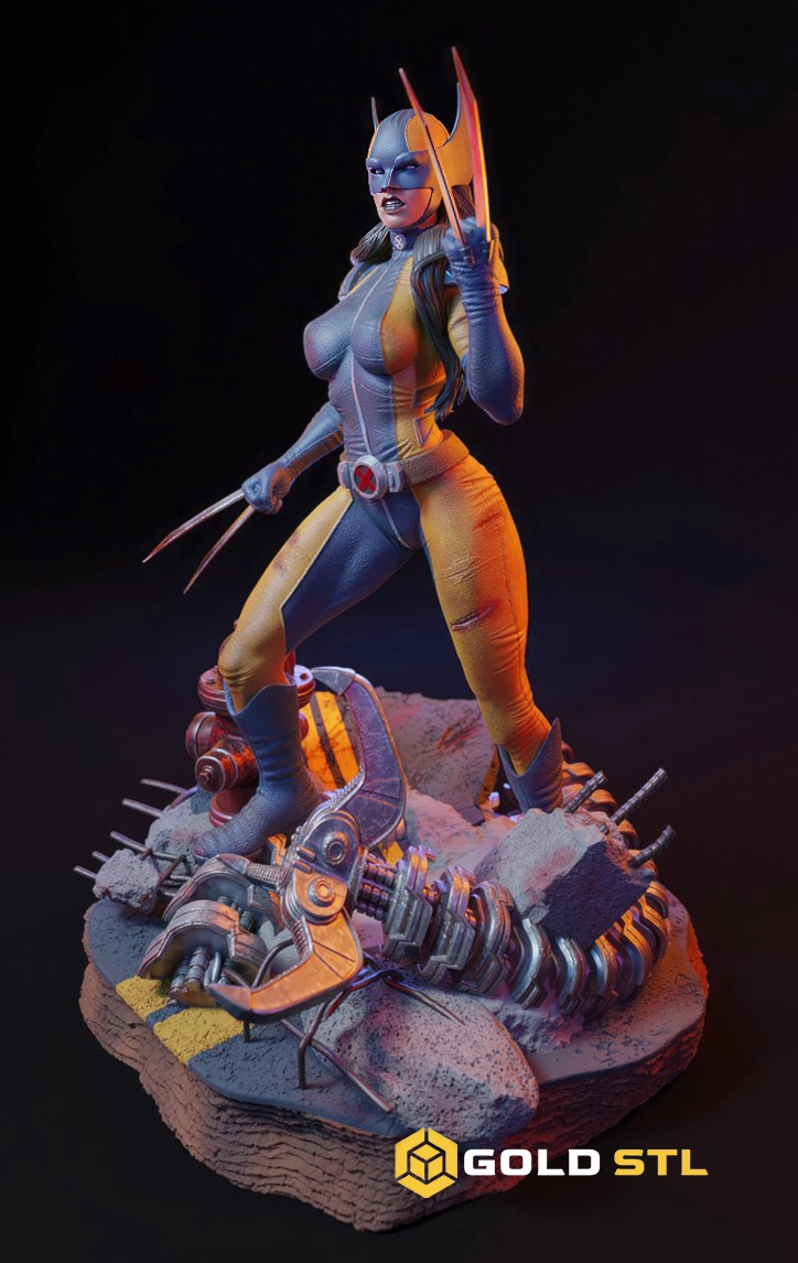 X-23 X-Men STL 3D Print Model