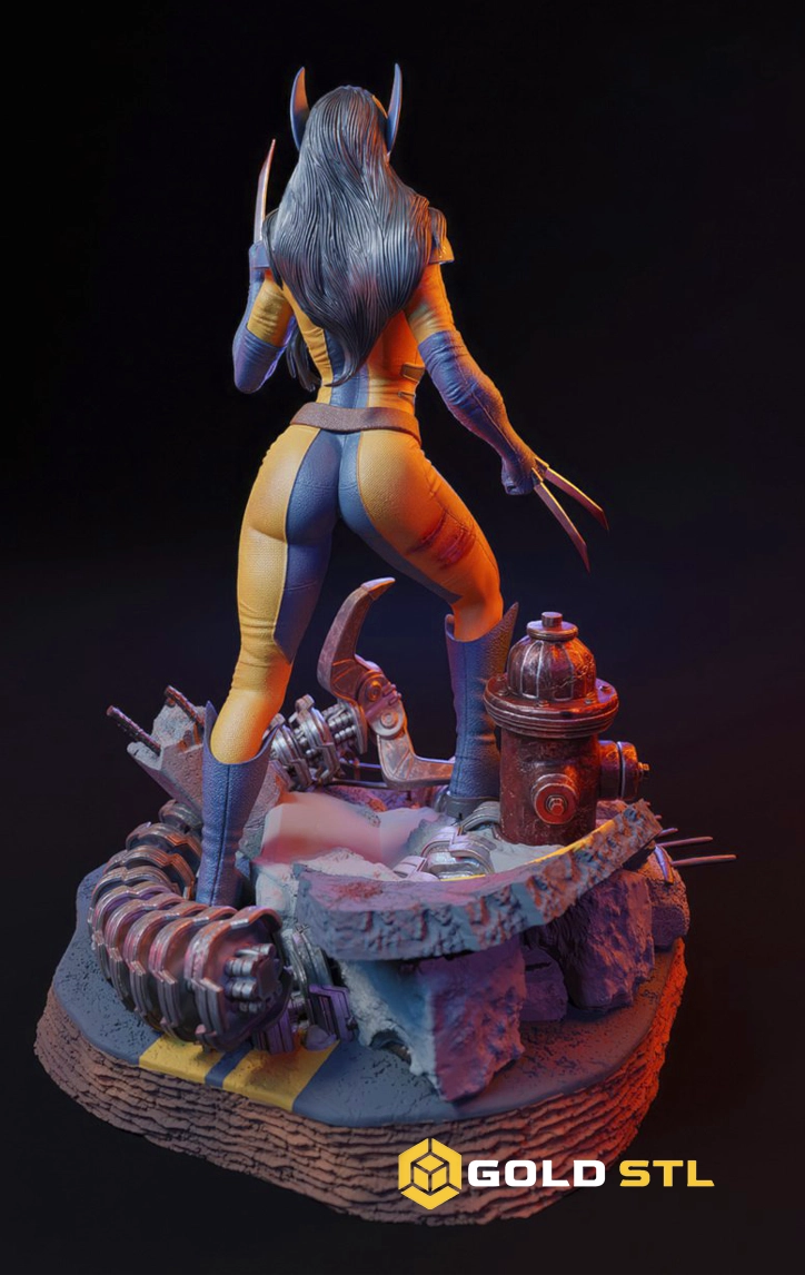 X-23 X-Men STL 3D Print Model