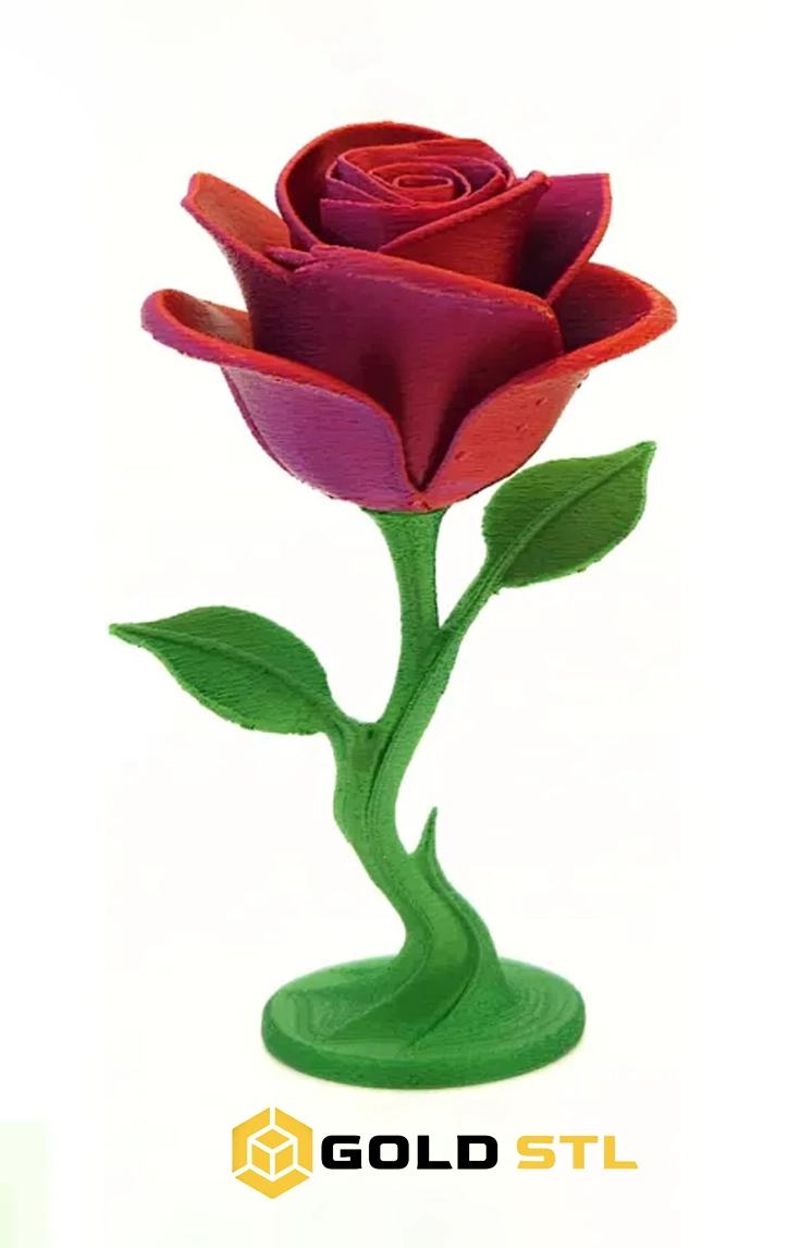Eternal Rose STL Epic 3D Print Model - Image 3