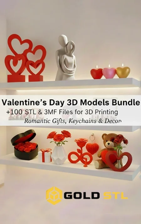 Valentine’s Day 3D Models Bundle