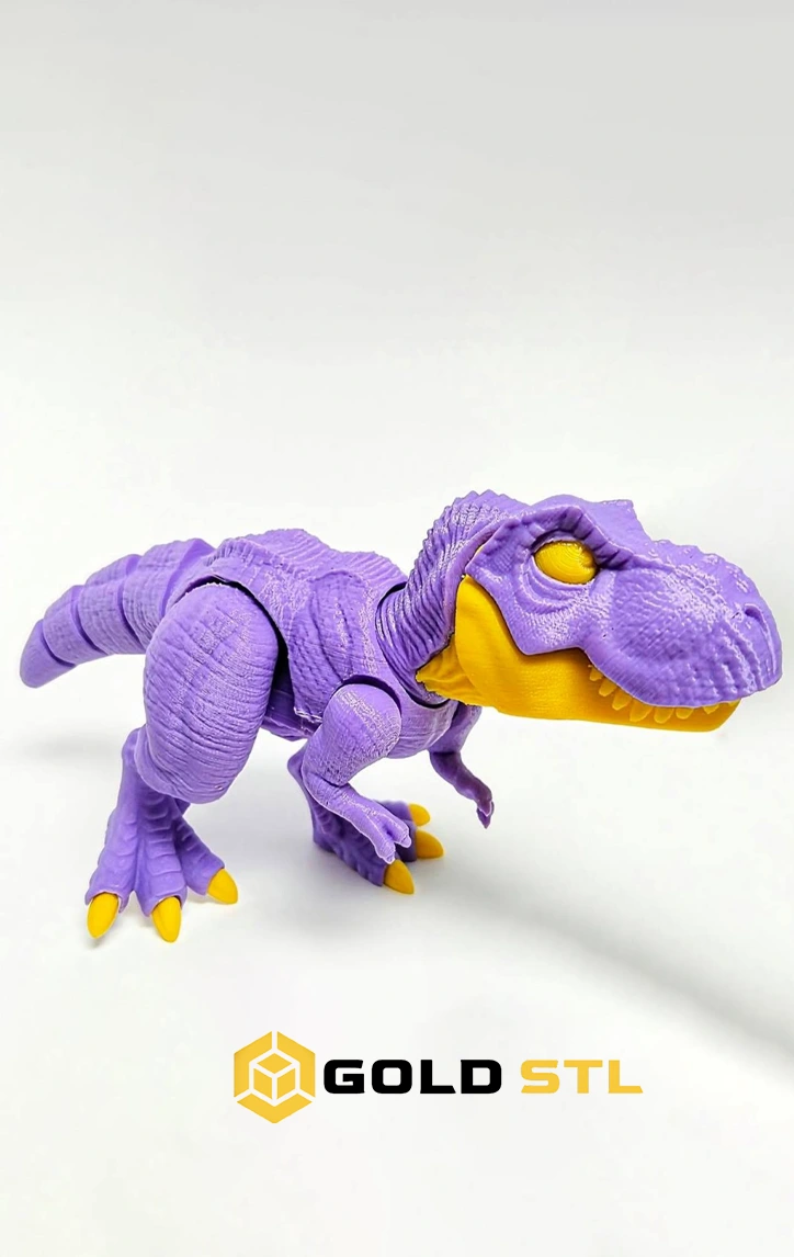 200+ Flexi Dragons & Dinosaur 3D Models Bundle | STL & 3MF Files - Image 3