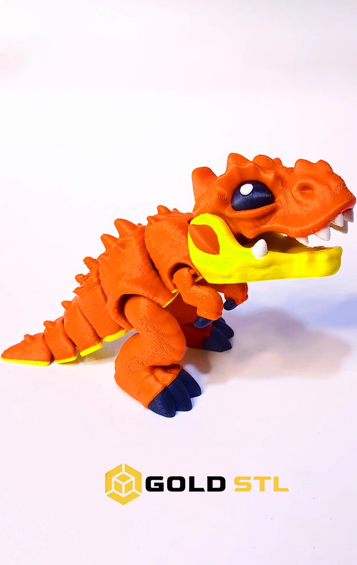 200+ Flexi Dragons & Dinosaur 3D Models Bundle | STL & 3MF Files - Image 6