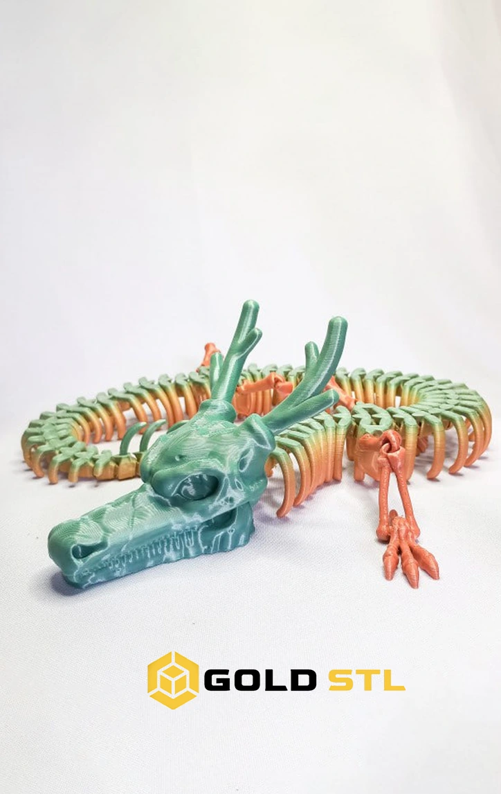 200+ Flexi Dragons & Dinosaur 3D Models Bundle | STL & 3MF Files - Image 8