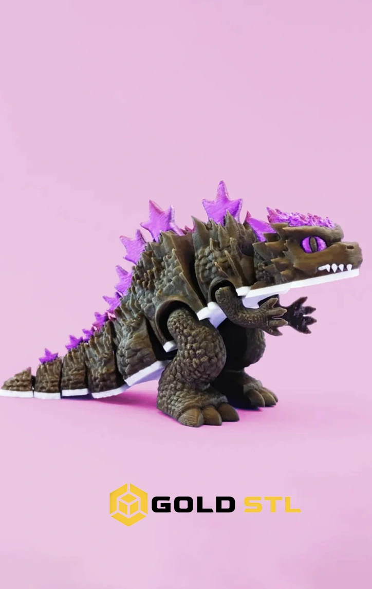 200+ Flexi Dragons & Dinosaur 3D Models Bundle | STL & 3MF Files - Image 9