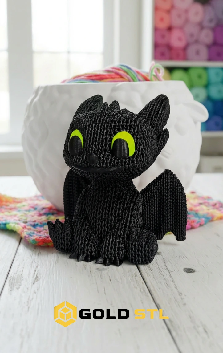 150+ Knitted Style 3D Models Bundle | STL & 3MF Files | 3D Printable Crochet Models - Image 3