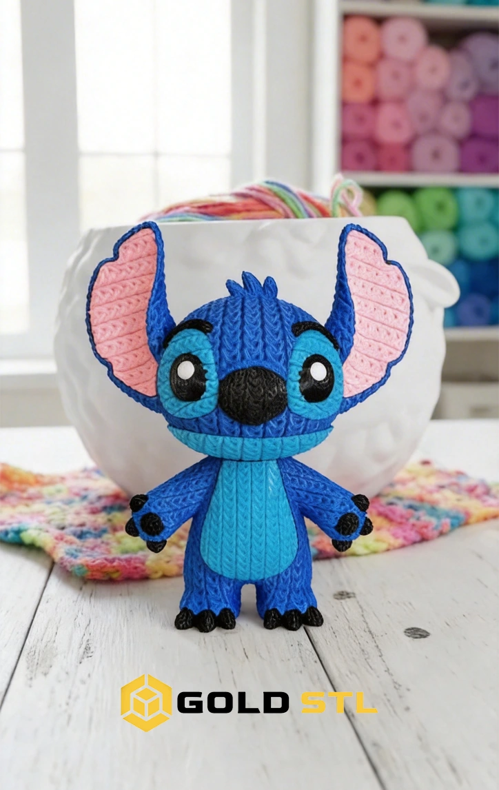 150+ Knitted Style 3D Models Bundle | STL & 3MF Files | 3D Printable Crochet Models - Image 7