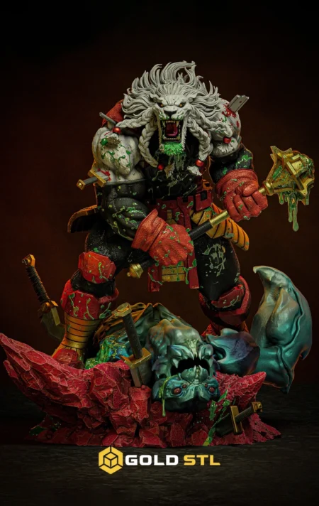 Battle Beast Invincible STL Epic 3D Model