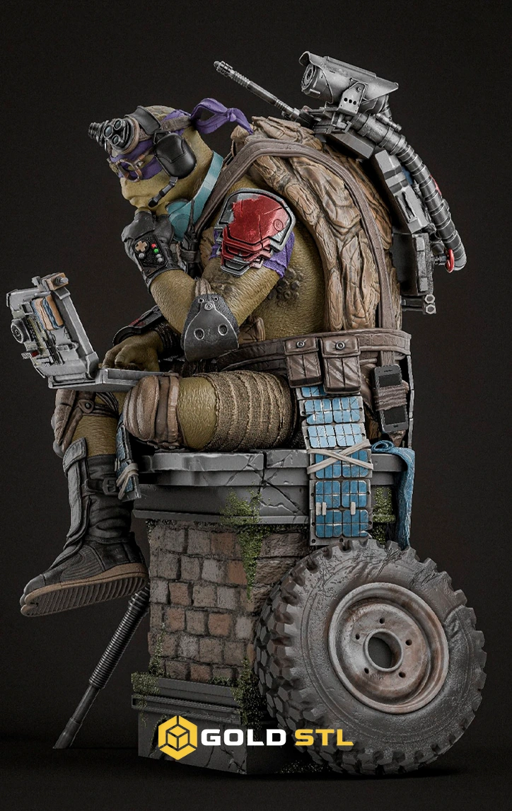 Donatello Teenage Mutant Ninja Turtles TMNT STL Epic 3D Model - Image 4