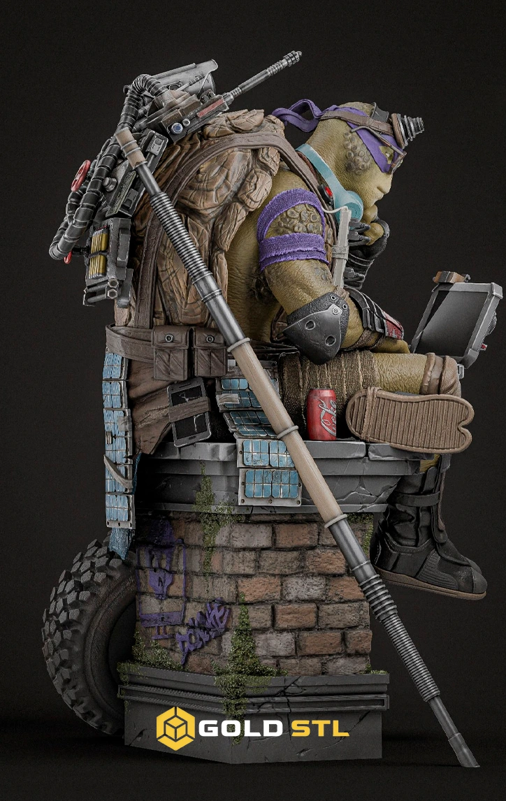 Donatello Teenage Mutant Ninja Turtles TMNT STL Epic 3D Model - Image 2
