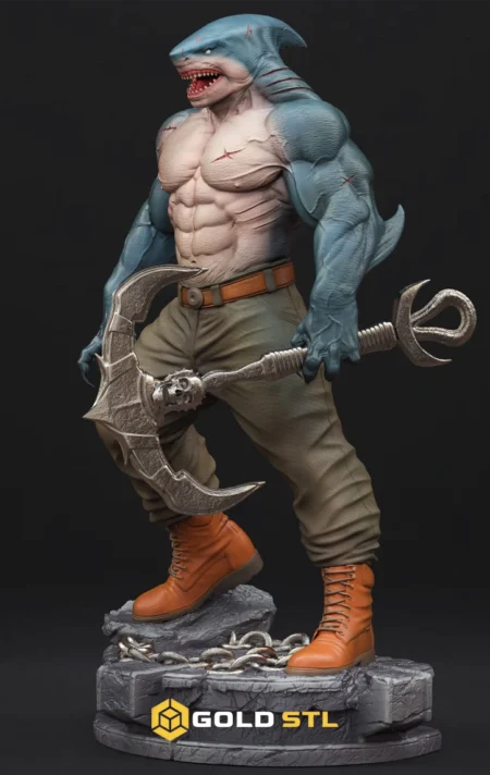 King Shark STL Epic 3D Model