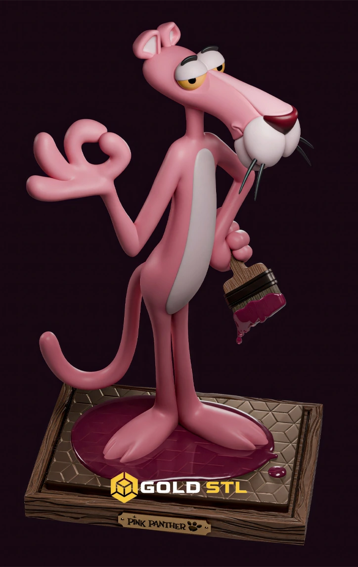 The Pink Panther STL Epic 3D Model - Image 3