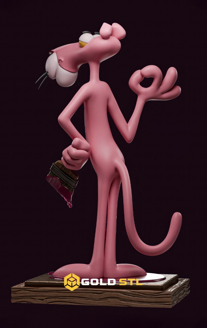 The Pink Panther STL Epic 3D Model - Image 4