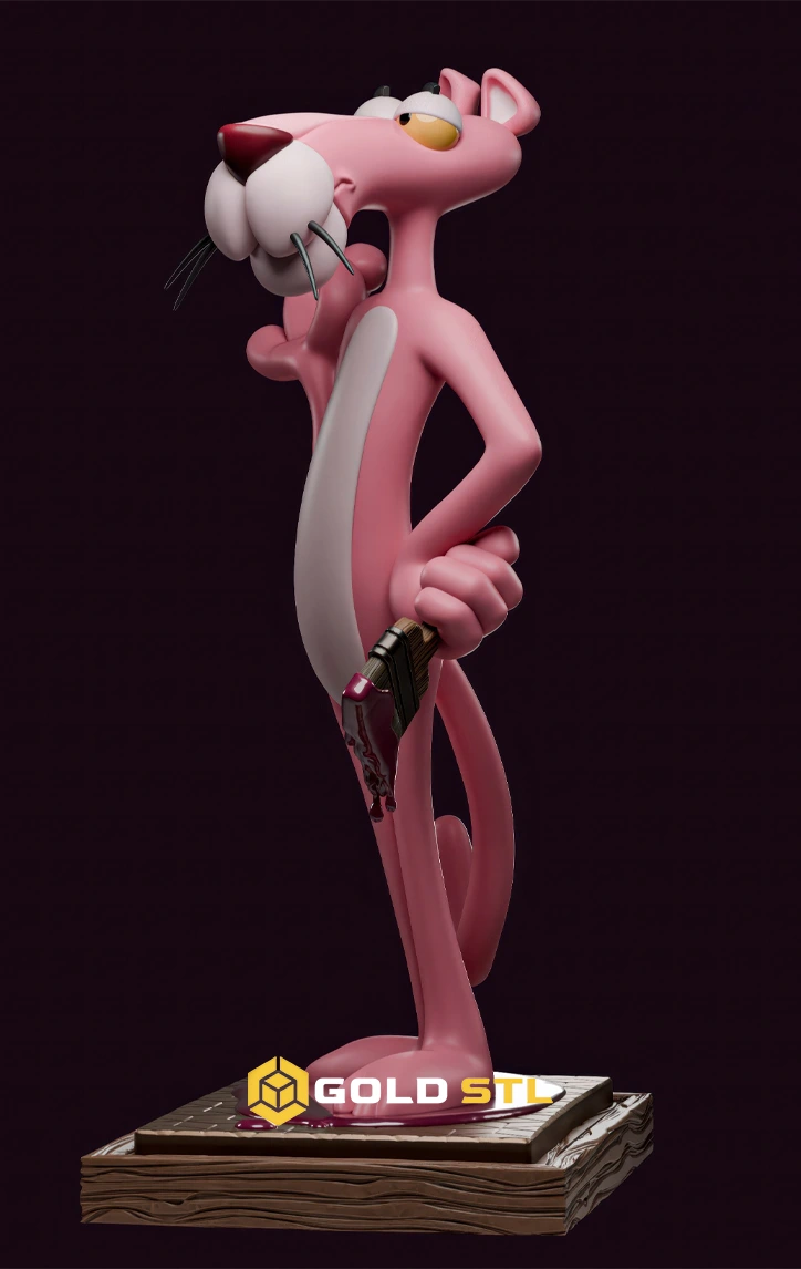 The Pink Panther STL Epic 3D Model - Image 2