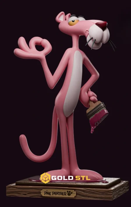 The Pink Panther STL Epic 3D Model