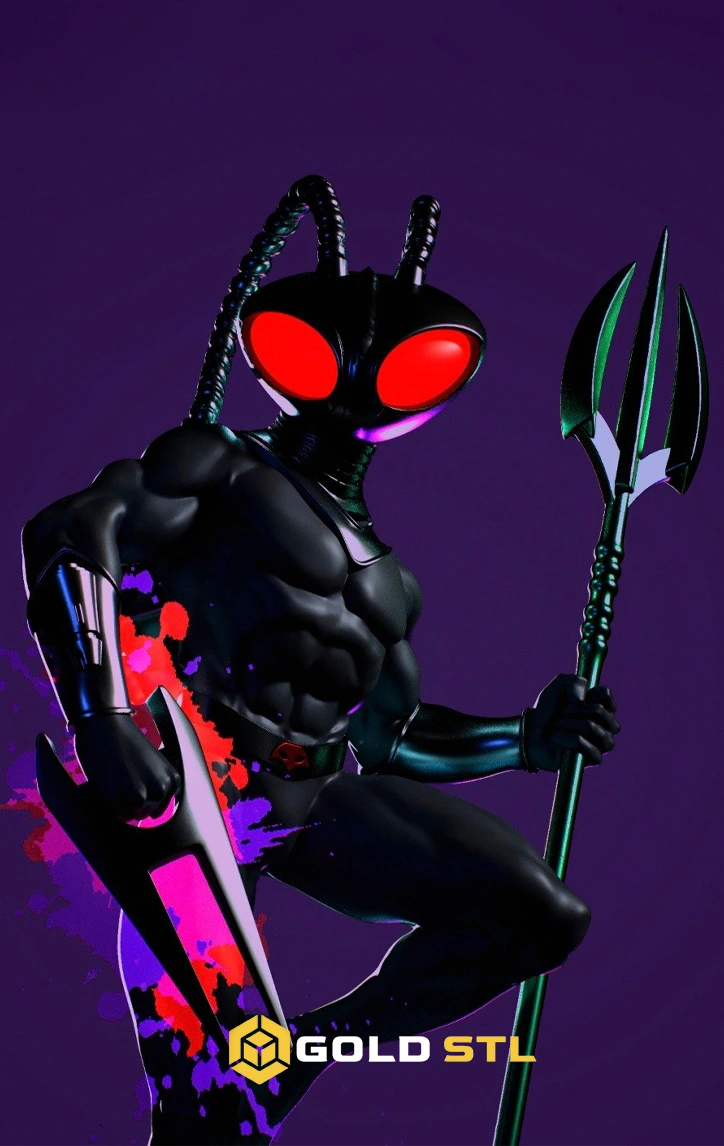 Black Manta Aquaman STL Epic 3D Model - Image 2