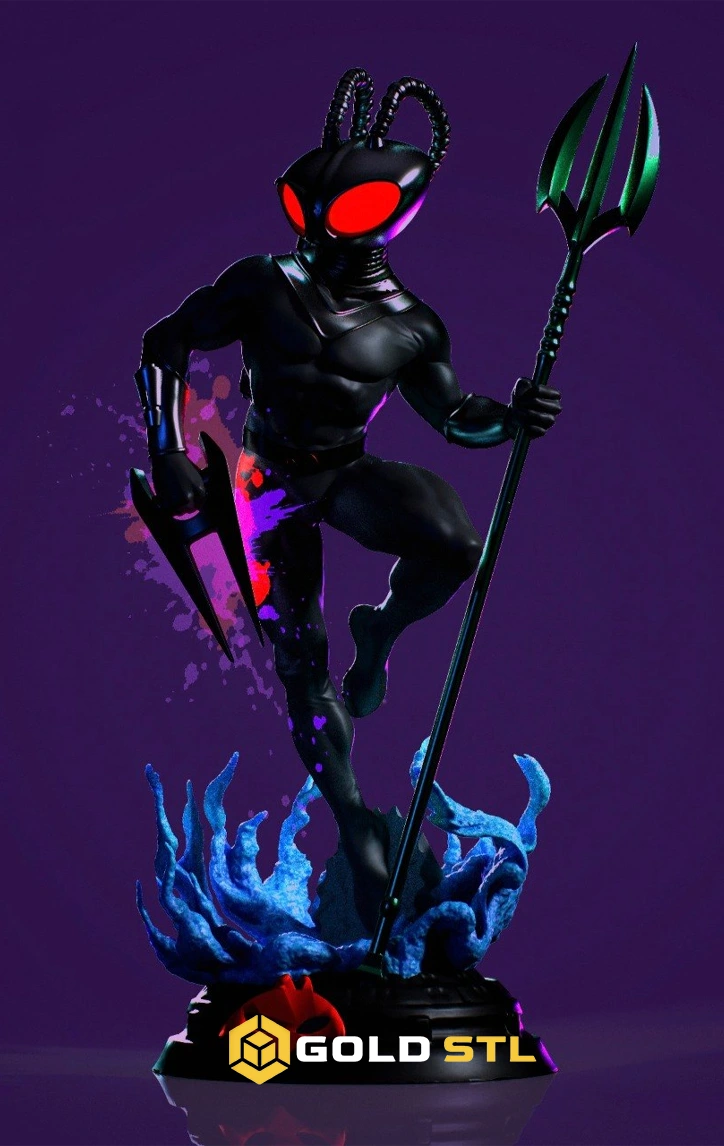 Black Manta Aquaman STL Epic 3D Model
