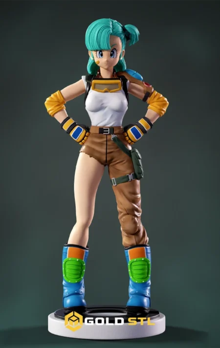 Bulma Dragon Ball STL Epic 3D Model