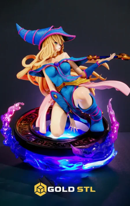 Dark Magician Girl Yu-Gi-Oh STL Epic 3D Model