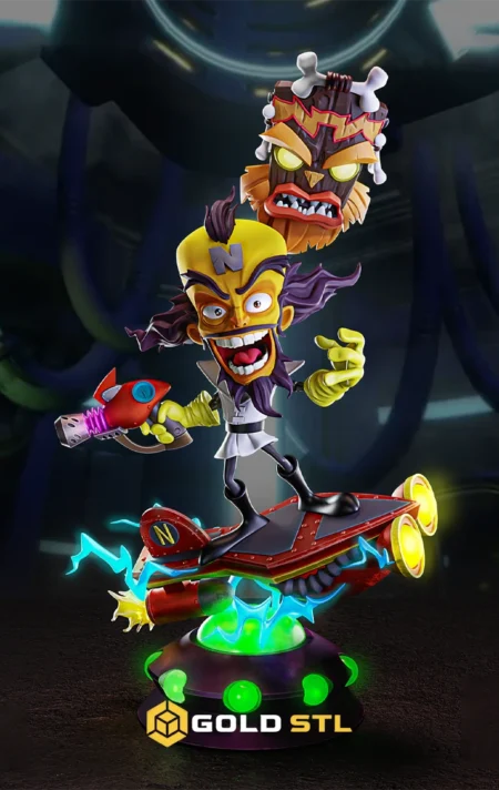 Doctor Neo Cortex Crash Bandicoot STL & 3MF Epic 3D Model