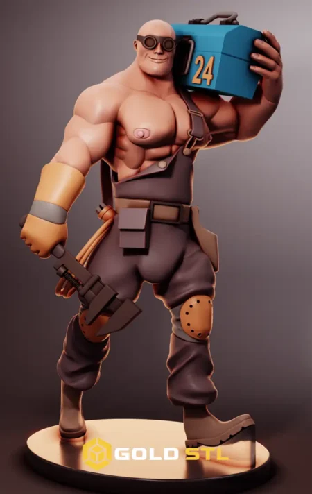 Engineer Team Fortress STL Epic 3D Model
