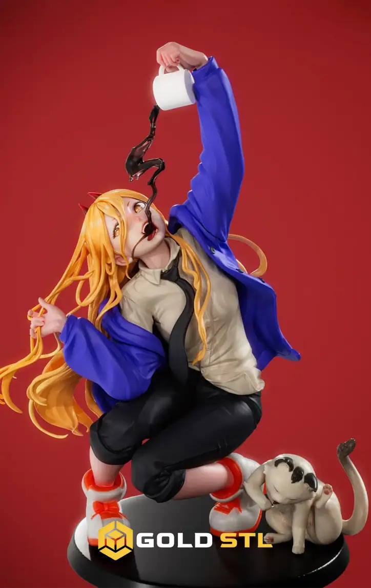 Power Chainsaw Man STL Epic 3D Model