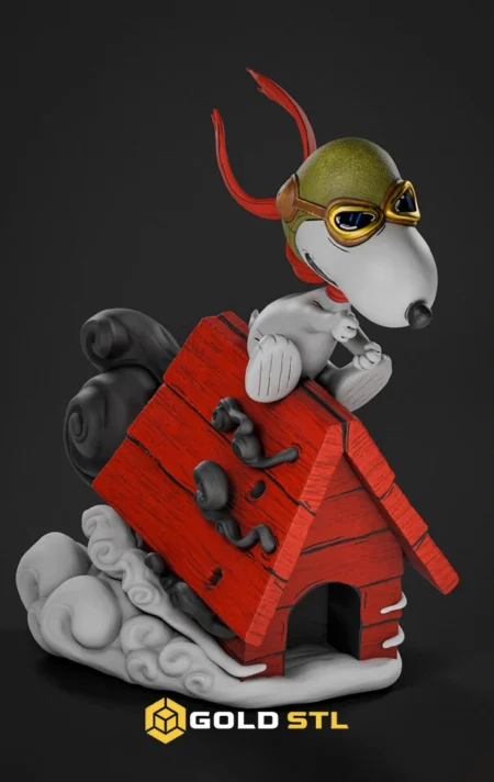 Snoopy Peanuts STL Epic 3D Model