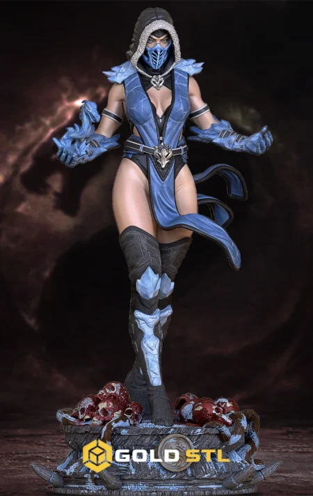 Sub-Zero Mortal Kombat STL Epic 3D Model | Video Game Figure for 3D Printing | High Detail Collectible STL File