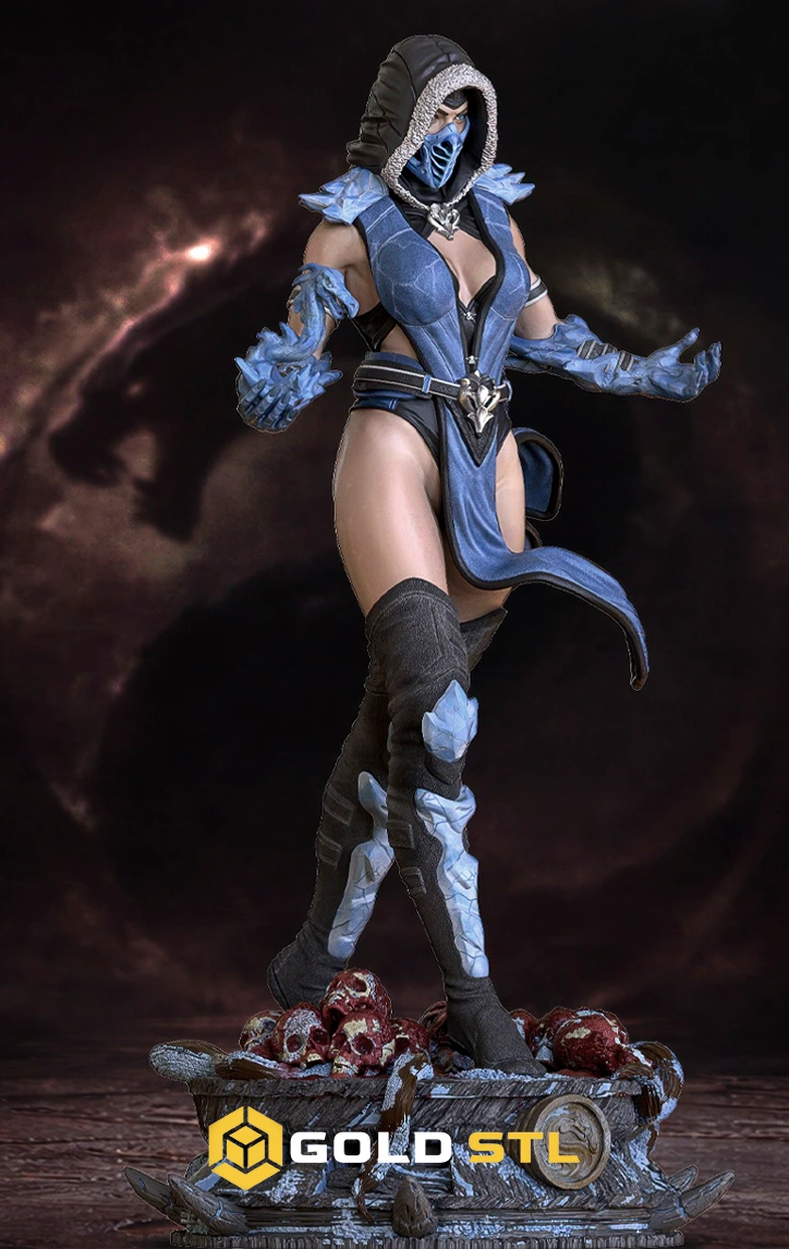 Sub-Zero Mortal Kombat STL Epic 3D Model | Video Game Figure for 3D Printing | High Detail Collectible STL File - Image 2