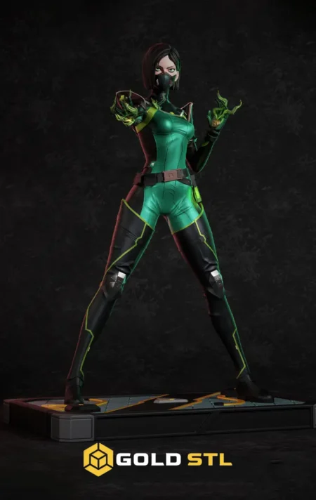 Viper Valorant STL Epic 3D Model