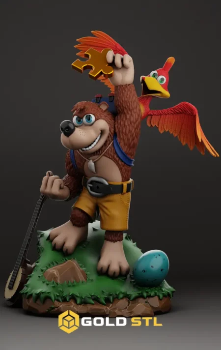 Banjo-Kazooie STL Epic 3D Model