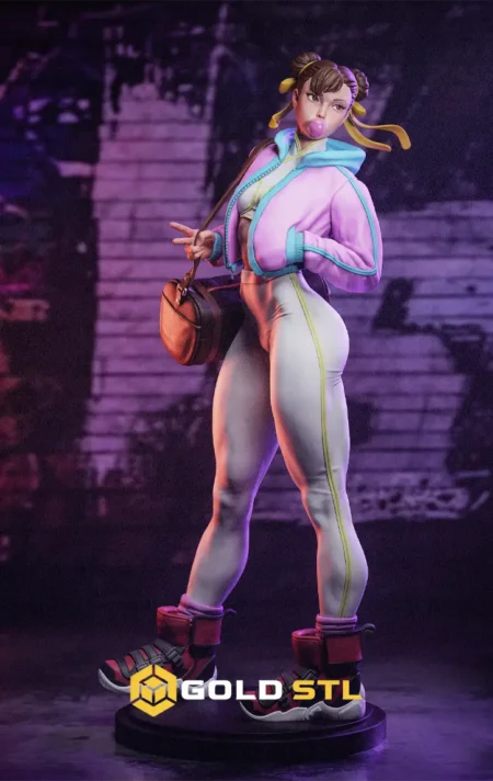 Chun-Li Street Fighter STL Epic 3D Model