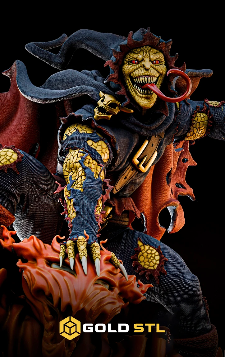 Demo Goblin STL Epic 3D Model | Fantasy Goblin Figure for 3D Printing | High Detail Collectible STL File - Image 2