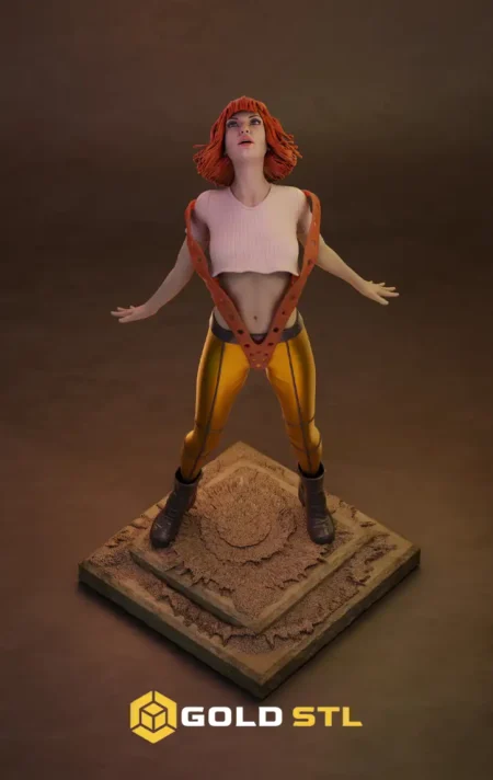 Leeloo The Fifth Element STL Epic 3D Model