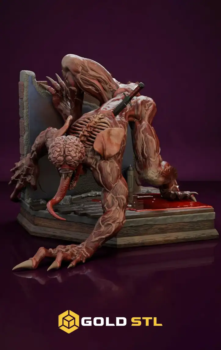 Licker Resident Evil STL Epic 3D Model