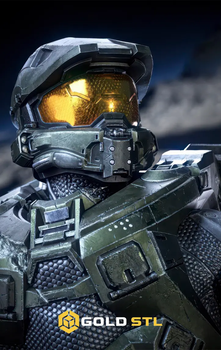 Master Chief Halo STL Epic 3D Model | Sci-Fi Video Game Figure for 3D Printing | High Detail Collectible STL File - Image 2