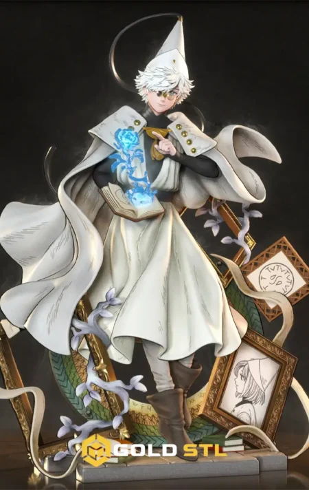 Qifrey Witch Hat Atelier STL Epic 3D Model | Anime Figure for 3D Printing | High Detail Collectible STL File
