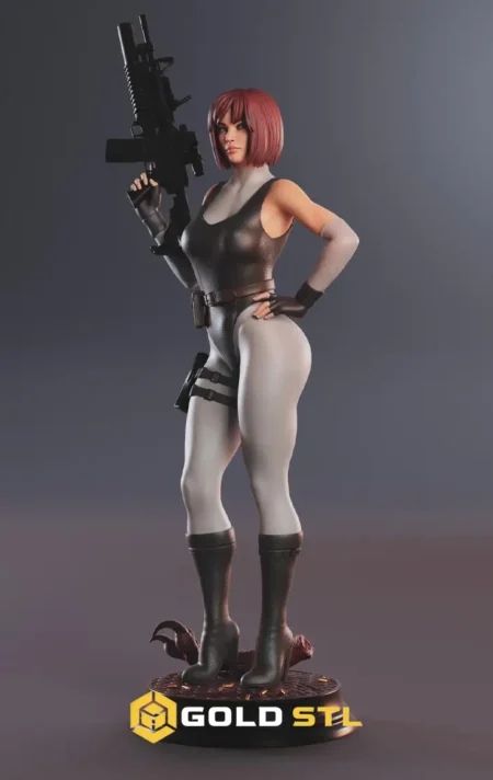 Regina Dino Crisis STL Epic 3D Model