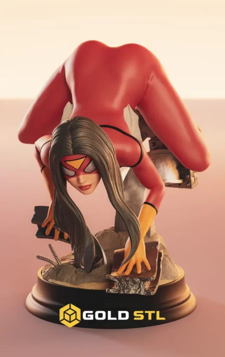 Spider-Woman Jessica Drew STL Epic 3D Model