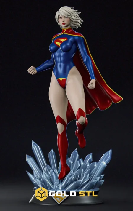 Supergirl STL Epic 3D Model