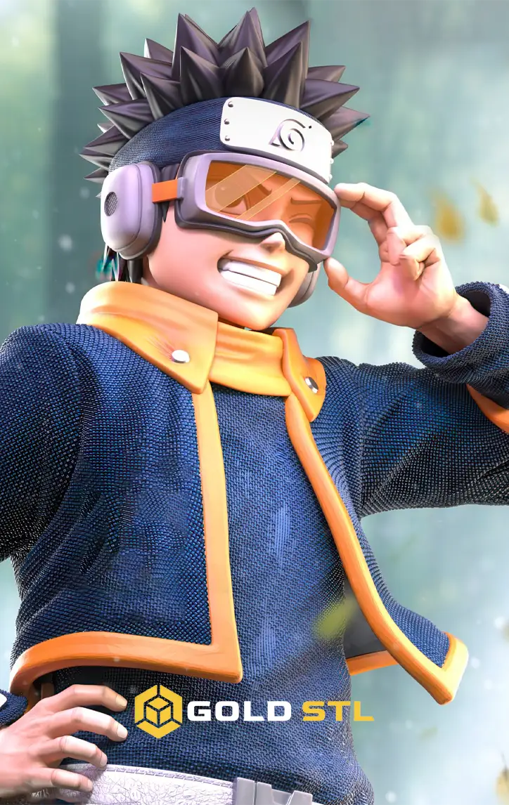 Uchiha Obito Naruto STL Epic 3D Model | Legendary Anime Figure for 3D Printing | High Detail Collectible STL File - Image 2