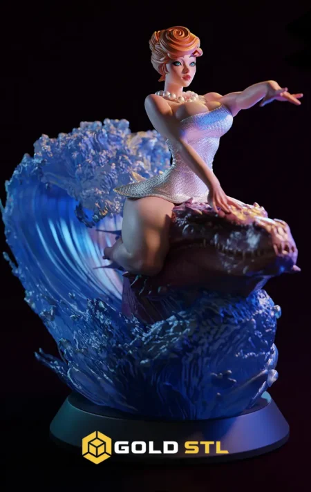 Wilma Flintstone The Flintstones STL Epic 3D Model
