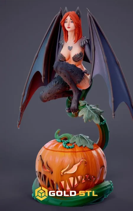 Chagarin Halloween Bat C STL 3D Model