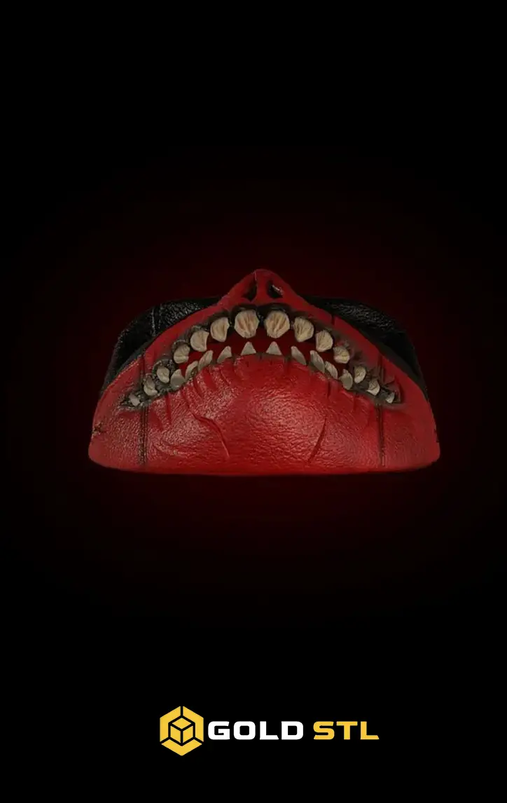 Haunted Deadpool Mask The Halloween Nightmare STL 3D Model | Spooky Deadpool Mask & Halloween Costume - Image 4