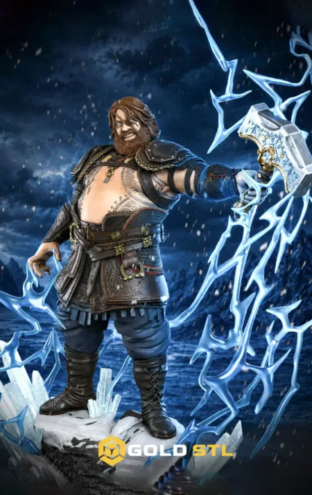 Thor God of War STL 3D Model