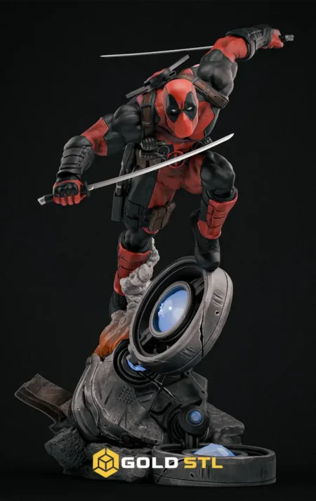 Deadpool Marvel STL 3D Model